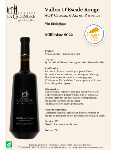 Vallon d'Escale Rouge 2022 75cl 2