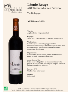 Léonie Rouge 75cl 2
